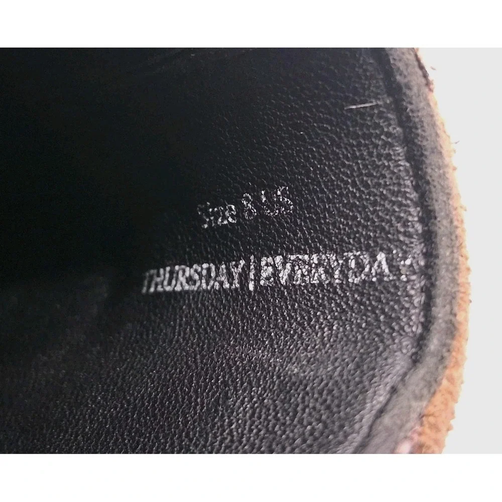 Thursday Boot Co Chelsea Boots Mens Size 8 Brown Suede Pull On Ankle Casual